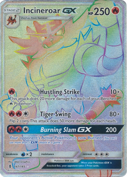 pokemon card incineroar gx price Incineroar GX (97/181) – GoldenFishGames main image 0