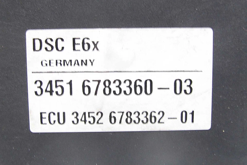 Bomba de control de tracción de freno antibloqueo DSC ABS serie 5 BMW E60 E63 E64 2008-2010 Foto 3 de 3
