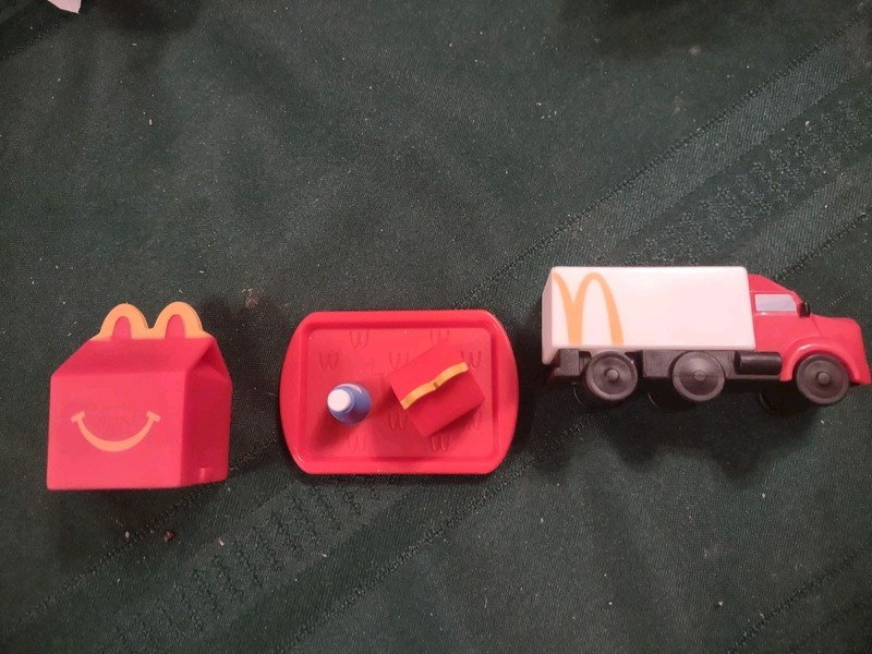 3 Assorted 2025 Lil Mcdonalds Happy Meal Boxes  Set 1 - New