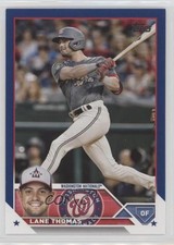 2023 Topps Series 2 Royal Blue Lane Thomas #437 02l5