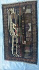Vintage Afghan Cityscape Rug 3x5 Hand Knotted Wool Architectural Pictorial — photo 9