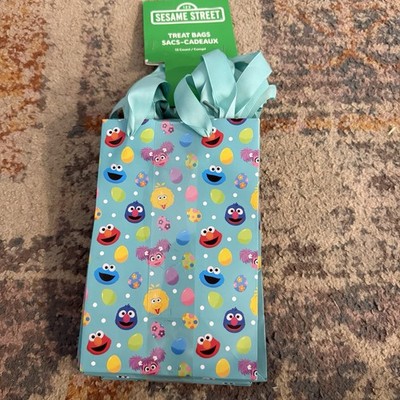Sesame Street Easter Party Bags 13 Count Cartoon Characters Kids Multicolor