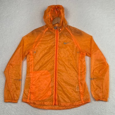 Nike Running Geometric Translucent Windbreaker Jacket Womens M 588657-824 M