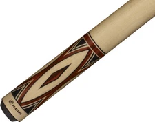 Players G-3394 Natural Windowpane Ovals Pool/Billiards Cue Stick