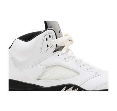 Size 8 - Air Jordan 5 Retro White Black for sale online | eBay