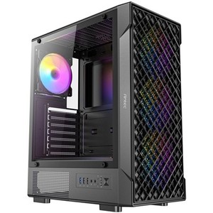 ANTEC VX-320 ARGB ATX Mid Tower RGB Gaming Case - Black - 4 ARGB Fans