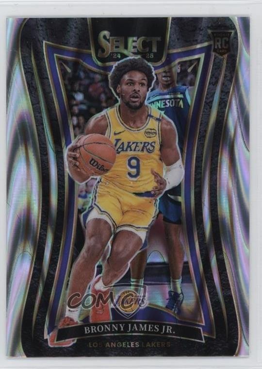 2024 Panini Select Mezzanine Tectonic Prizm Bronny James Jr #369 Rookie RC 04h3