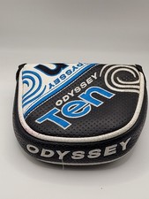Odyssey TEN Mallet Putter Head Cover Blue White Magnetic Closure Golf Club
