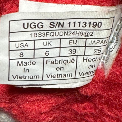 UGG Women’s Classic Clear Mini Boots Samba Red Size 8 Waterproof Winter 1113190 - Foto 10 di 10