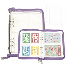 Sticker Organizer Binder, Sticker Album with 220 Pocket, Purple