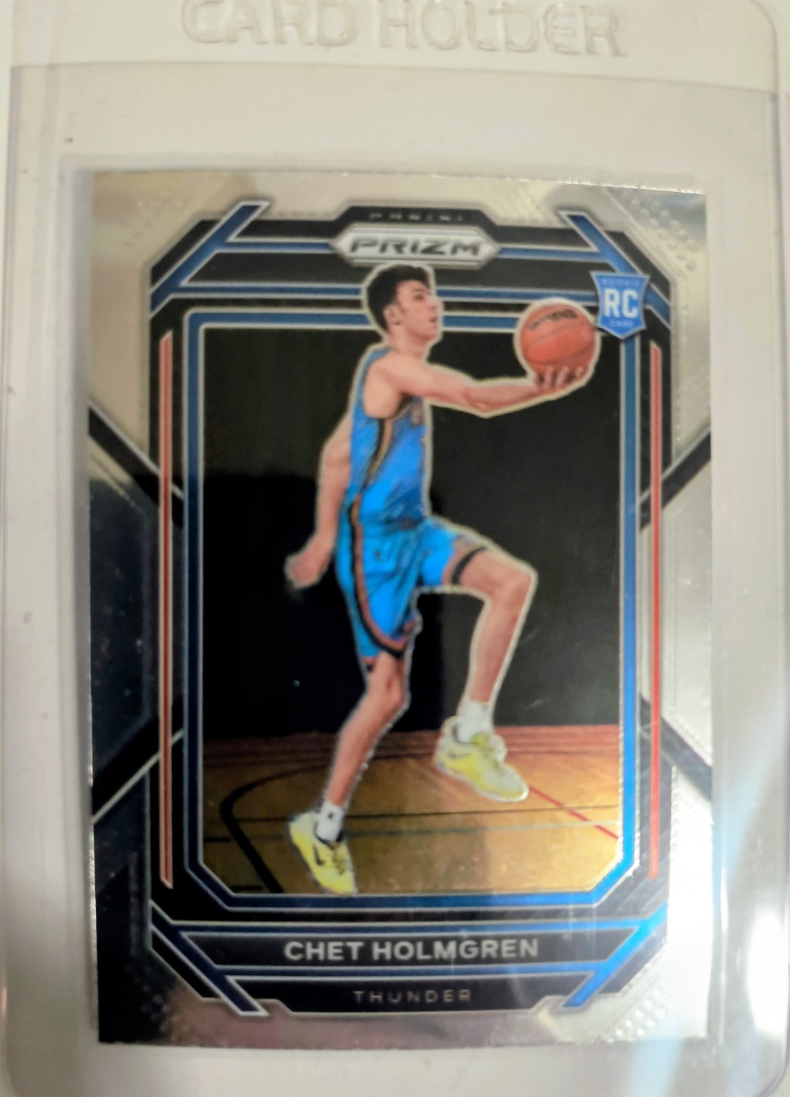 Panini 2022-23 Prizm Chet Holmgren #266 Thunder Silver Prizm Rookie Basketball