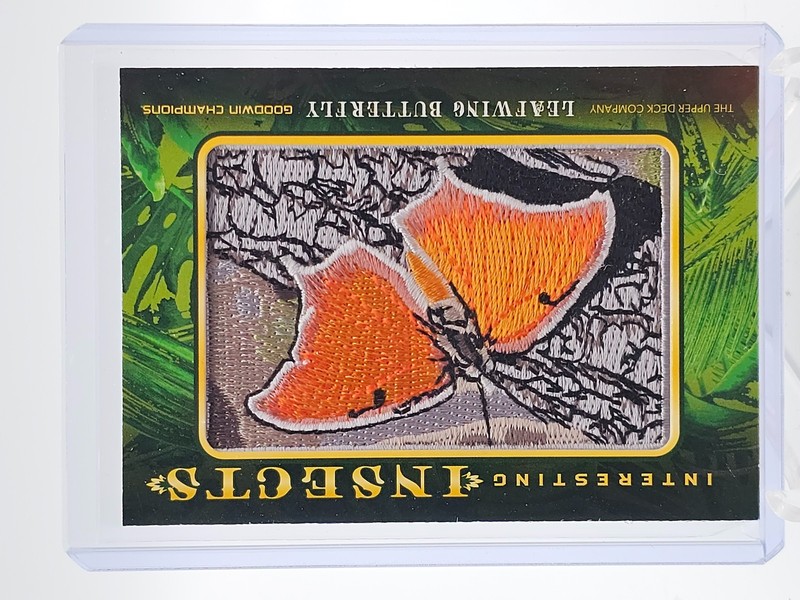 LEAFWING BUTTERFLY 2022 UD GOODWIN CHAMPIONS INTERESTING INSECTS PATCH Q2550
