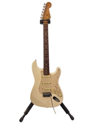 Fender Japan Electric Guitar ST STD Type Strat White SSS Sync Main Unit Used