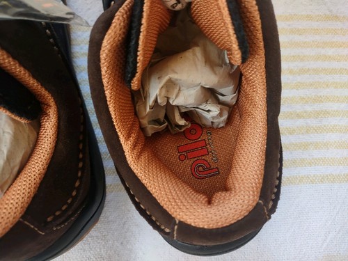 Piloti STRADALE CL Mens 12 Italian Brown Leather Auto Racing Driving Shoes NEW - Picture 13 of 14