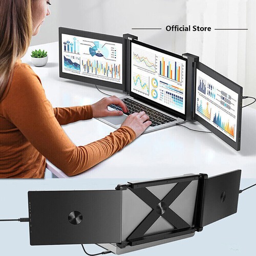 Dual Triple Monitor 1080P IPS FHD Monitor Screen Extender für Laptops 13-17,3"@ - Picture 21 of 24