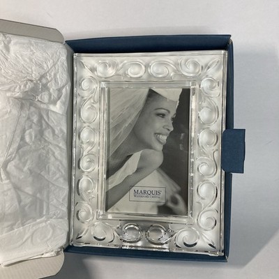 Waterford Crystal Marquis 4  x 6  Picture Frame  Arabesque  Made in Germany NEW