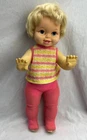 Vintage Mattel Tippee Toes 16" Doll w Clothes Made In USA 1967 Not Working