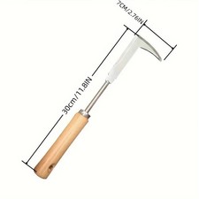 Stainless Steel L-Shaped Weeding Tool for Garden, Patio & Narrow Gaps - Image 4