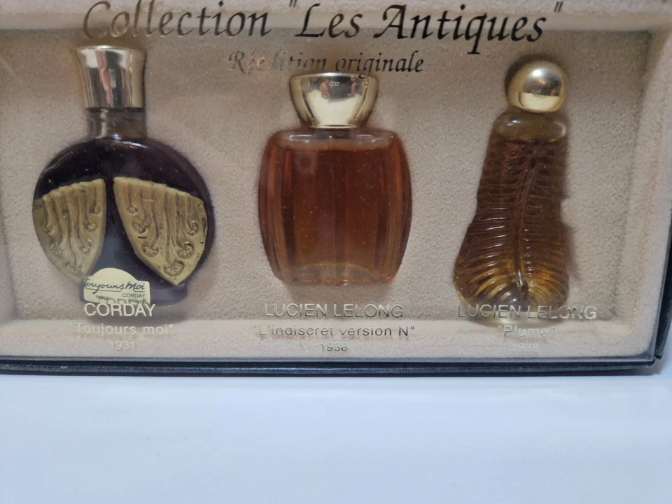 Miniparfum Parfum Collection Les Antiques OVP  vintage Sammlerflasche - Bild 3 von 4