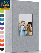 Photo Album 4X6 with 300 Pockets,Slip-In Picture Albums,Linen Cover Memory Book