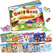 Preschool Busy Book for Toddlers 3-5, Learning Activities, Educational Sensor...