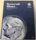 # C10132   WHITMAN  # 2    ROOSEVELT DIME ALBUM with 37 DIFFERENT DIMES
