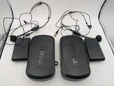 Shure Wireless Lot 2 Receivers, 2 Bodypack Transmitters, Headset Untested - LV41