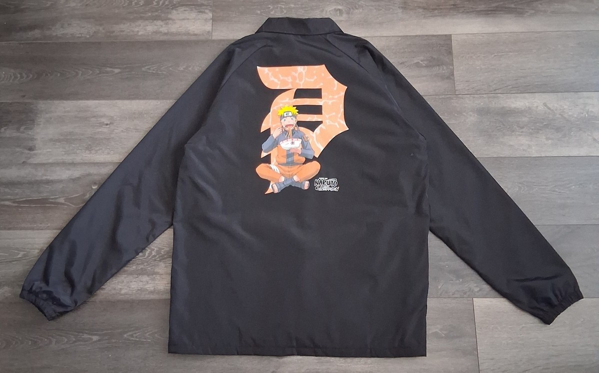 Primitive Coach Naruto Jacket For Sale Primitive Skateboarding X Naruto  Shippuden Coaches Jacket Snap Black Size Large