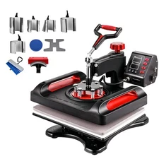 Heat Press Machine Sublimation Machine 15 x 12 Inch 11 In 1 Kit Heat Press