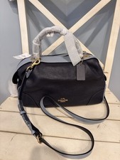 Coach Navy Blue And Light Blue Satchel Crossbody NWT