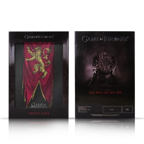 OFFICIAL HBO GAME OF THRONES GOLDEN SIGILS LEATHER BOOK CASE FOR APPLE iPAD - Picture 6 of 20