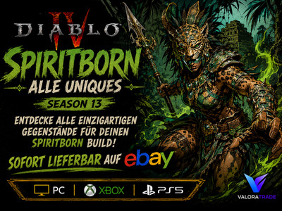 Diablo 4 Items Alle Uniques  Spiritborn/Geistgeborener  Season 13  PC/Xbox/PS5