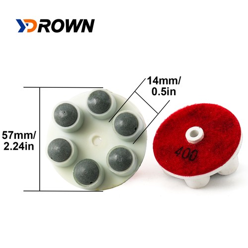 2" Diamond Polishing Pad Spherical Work Points Grinding Discs Sanding Renovating - Picture 18 of 32