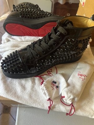 Christian Louboutin LOUIS FLAT PATENT SETA/SPIKES