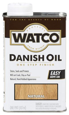 65751 Danish Oil Wood Finish, Pint, Natural