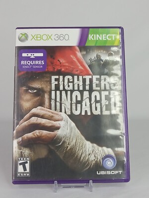 Fighters Uncaged (Microsoft Xbox 360, 2010) CIB Tested Working Kinect Video Game