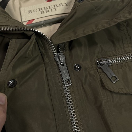 Burberry Brit Rain Hoodie Jacket Women's Nylon - Picture 9 of 20