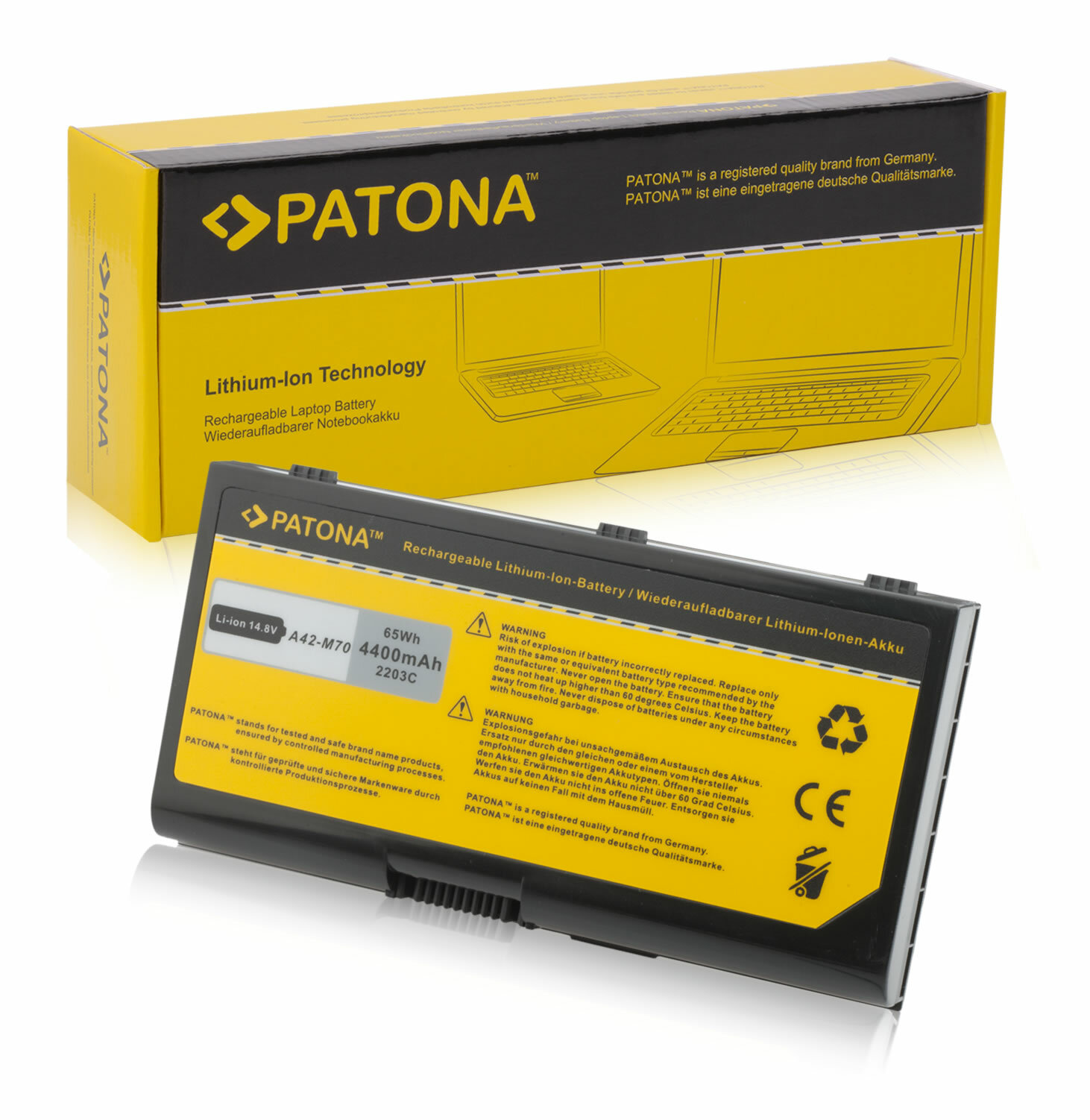Batteria Laptop Asus X71 Series 4400mAh Patona | Alta Efficienza Li-ion
