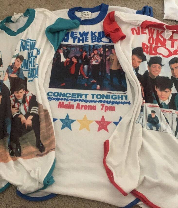 Vintage 80s New Kids on the Block NKOTB Nightgown Shirt 14 Vintage 80s New Kids on the Block NKOTB Nightgown Shirt 14