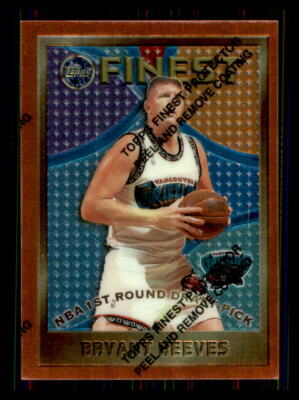 1995 Basketball Finest Bryant Reeves Memphis Grizzlies #116 FRP- RC