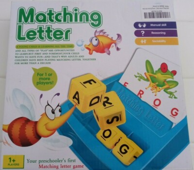 Matching Letter.Letter Spelling and Reading Game for Preschool Kindergarten.New
