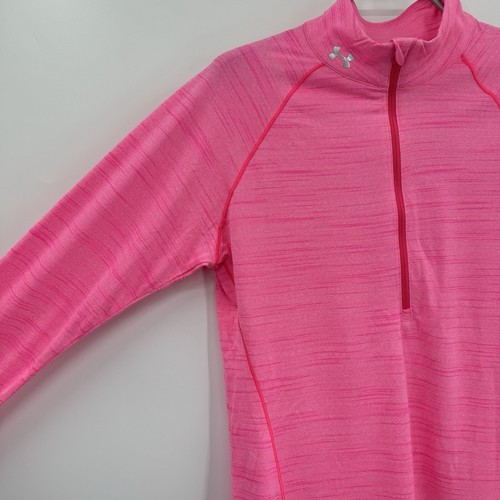 Under Armour Women's Performance Heat Gear Half-Zip Pullover Long Sleeve size L - Picture 3 of 7