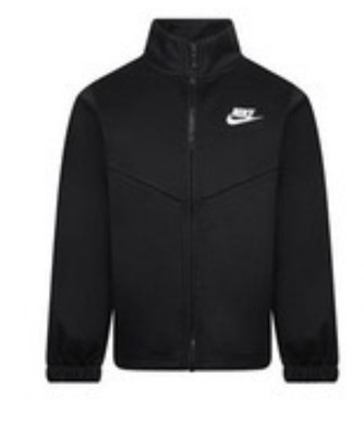 Nike Trikot Trainingsjacke Junior Jungen schwarz Gr. UK 3-4 Jahre (RefX4)