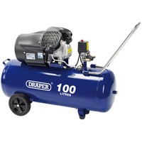 Draper 100l 230v 2.2kw (3hp) V-twin Air Compressor 65396 Draper 100l 230v 2.2kw (3hp) V-twin Air Compressor 65396
