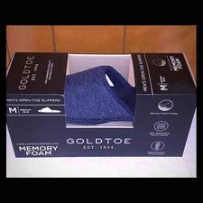 Gold toe men  s memory foam slippers