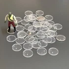 60x Clear Stand Base For 3.75" Star Kenner Wars Figure Display Toys 1977-1984