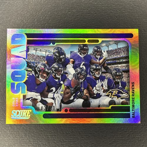 Baltimore Ravens 2022 Panini Score Squad #S11 Gold Zone #43/50 - Imagen 2 de 3