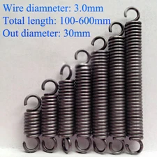 Expansion Spring Tension Extension Expanding Extending Spring 3.0*30*100-600mm