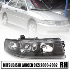 Head Lamp Light Right Rh Smoke Lens For Mitsubishi Lancer Ck5 2000-2002