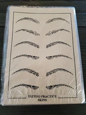 Microblading Practice Skin,New Star Tattoo 4 Sheets Permanent Tattoo Practice Sk